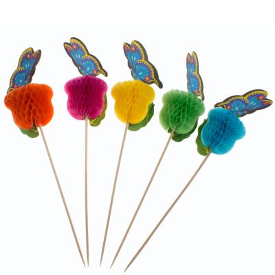 China Best Disposable Party Gathering Decorative Pick Bamboo Cocktail Picks for sale