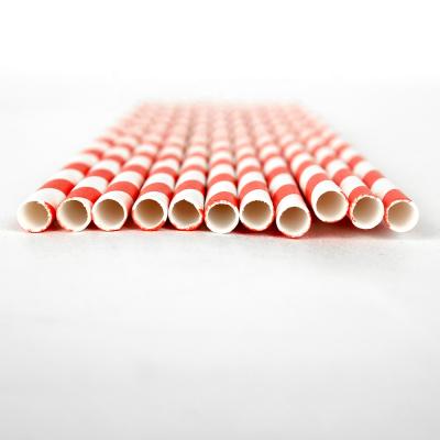 China Food Grade Solid Color Disposable Biodegradable Drinking Paper Straw for sale