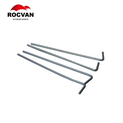 China Strong Galvanized Steel Tent Pegs - Garden Stakes - Heavy Duty - Rust Free for sale