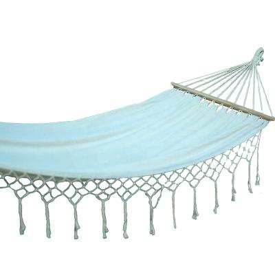 China Portable Outdoor General Use And Cotton Material Tassel Hammock for sale