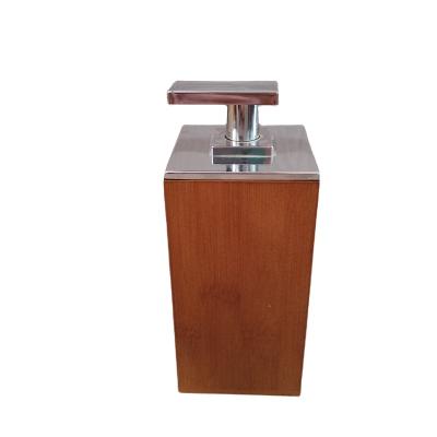 China Factory Sale Various Viable Widely Used Hand Pump Dispenser Bamboo Emulsion Bottle for sale