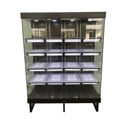 China Professional Manufacturer Classic Garage Kits Glass Display Cabinets Smoke Store Glass Cases Showcase for sale