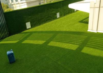 China 10mm Roof Garden Artificial Grass Turf For Rooftop Deck 12 x 12 for sale