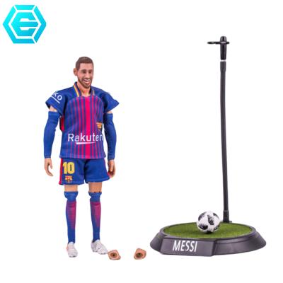 China PVC Toy Player Lionel Messi TOY Number 10 Leo Football MODEL 1/6 action number for sale