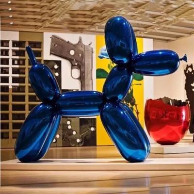 China Custom Cartoon Toy Factory Resin Balloon Dog Sculpture for sale