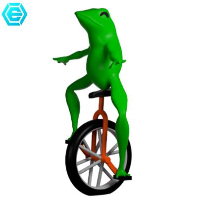 China Toy Factory Customized Vinyl Toys Cartoon Frog DAT BOI Statue Custom Action Number For Toy Shop for sale