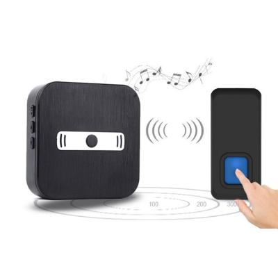 China ABS Digital Wireless Door Bell Chime 55 Plastic Remote Melody 300m Long Range for sale