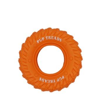 China Amazon New Sustainable Top Sale Indestructible Nature Rubber Tire Training Pet Puppy Chew Toys for sale