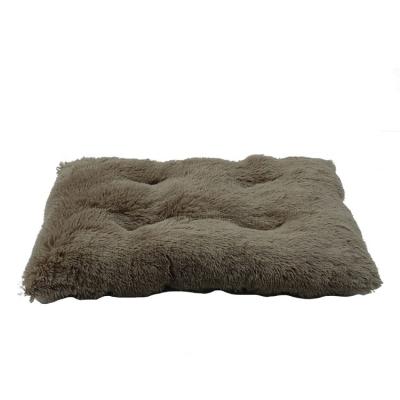 China Removable Long Plush Dog Beds Eco-Friendly Fluffy Dog Beds Washable Luxury Pet Bed Mat House for sale