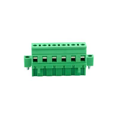 China Manufacture PA66 wiring 7.62mm plastic terminal block electronic for sale