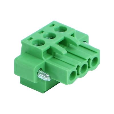 China PA66 Pluggable TB, 5.08mm 5.0mm TB Carton Box Pluggable Terminal Blocks for sale