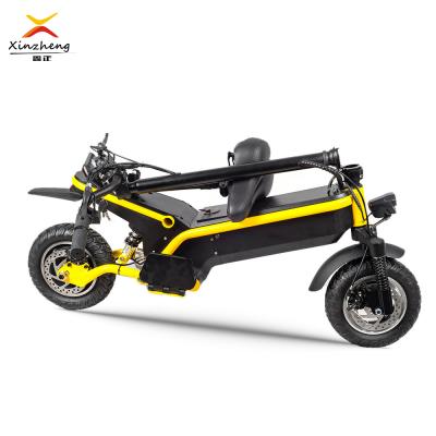 China 500w Unisex 10 Inch Fat Tire For Scooter With Seat OEM Long Range Both Wheels Foldable Scooters For Adults for sale