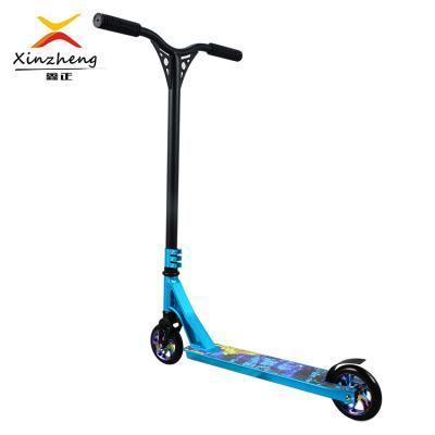 China Adult High Quality Freestyle 360 ​​Wheels Stunt Scooter 110mm PU+aluminum pro kick scooter for sale