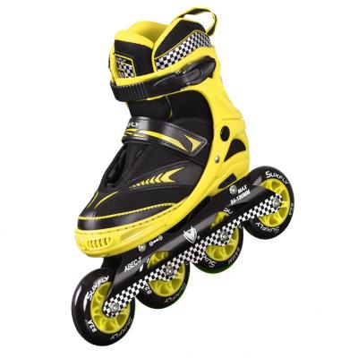 China Multicolor Adjustable Games Roller Skates Wheels Roller Blade For Men And Women Integrated Stripes for sale