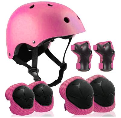 China Knee Brace Immobilize Cool Kids Sports Pads Protective Pink For Teenager In-Line Helmets Kids Use Protective Skate Pads Pair Of Knee Pads for sale