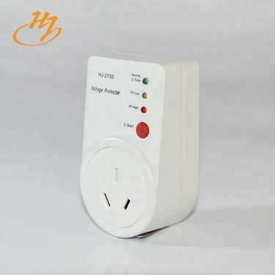 China Protect Household Appliances Huijun Brand 3 Pin Plug Socket Electric Power Guard Voltage Protector for sale