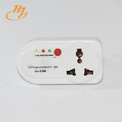 China Protect Household Appliances Huijun Brand Alli Baba Com Fridge Guard 16A Voltage Protector for sale