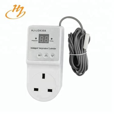 China Aquarium Huijun Brand UK Allibaba COM Plug 220V Plug-in Thermostat for sale