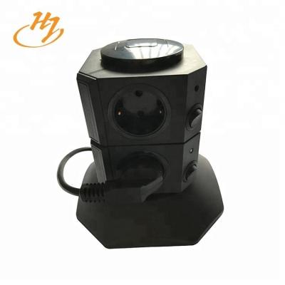 China Huijun Desktop Brand Online Shopping Use Surge Protector Vertical Tower Socket for sale