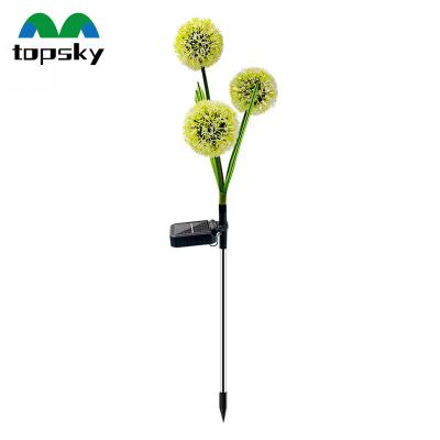 China Garden Garden solar light IP65 outdoor waterproof led Decoration Dandelion with Colour Changing solar garden light for sale