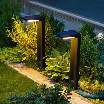 China Garden solar led lights outdoor garden pathway decoration landscape waterproof lawn lamp solar spot lights bollard garden lights for sale