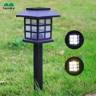 China Garden Solar Outdoor Light Led Palace Garden Year Pathway Christmas Party Decor Waterproof Lawn Landscape Solar Lantern for sale