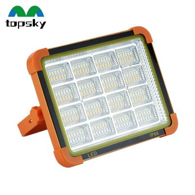 China Camping 192 LEDs 4 Lighting Modes Waterproof Magnetic Base Solar Emergency Light Portable Solar USB Charging LED Work Light for sale