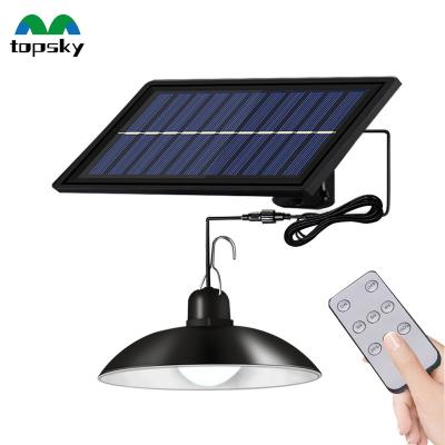 China Light sensor Outdoor & indoor use remote control solar light garden led hanging with 3 meters wire for sale