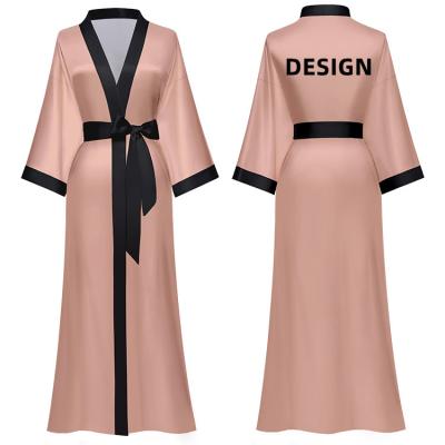 China Custom Made QUICK DRY Satin Woman Dresses Formal Elegant Party Women Designer Luxury Long Dresses for sale