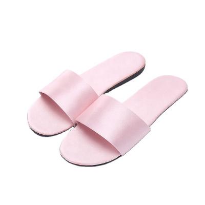 China Thermal Bride Sandals Women Summer Soft Satin Shoes Upper Material Slippers for sale