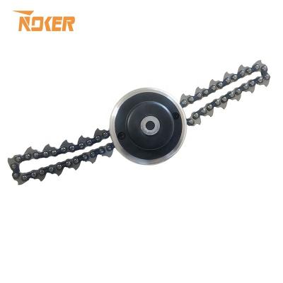 China High Quality 2-Stroke NOKER Grass Trimmer Chain Trimmer Spear Parts Black Chain Trimmer Head for sale