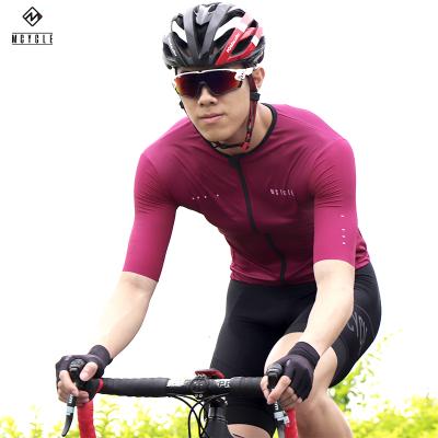 China Air Cycling Clothing Antibacterial Pro Team Cycling Jersey With Laser Cut Cuff for sale