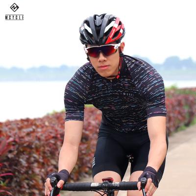 China Breathable Men's Bike Tank Top Cycling Short Sleeve With 3 Breathable Back Pockets, Quick Dry Cycling Shirt for sale