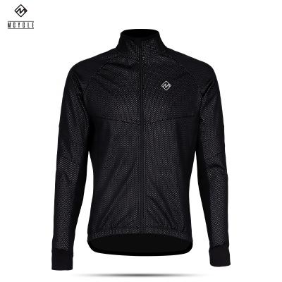 China Antibacterial Cycling Wear Winter Mow Cycling Thermal Warm Windproof Jersey Jacket Bicycle Cycling Jacket for sale