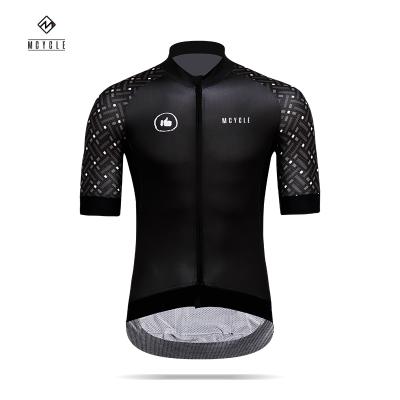 China Breathable Cycling Jersey Tops Cycling Shirts Short Sleeve Bike Clothing Zipper Full Bicycle Jacket With Pockets for sale