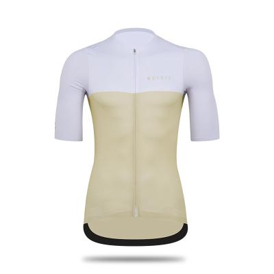 China Breathable Mens Cycling Singlets Tops Cycling Shirts Short Sleeve Bike Clothing Full Zipper Bicycle Jacket for sale