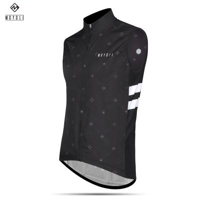 China Reflective Antibacterial Windproof Vest Anorak Sleeveless Cycling Vest Vest With Back Bag for sale