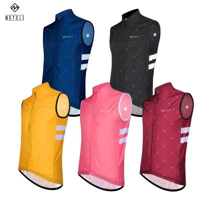 China Cycling Vest Professional Bike Plus Size Reflective Windproof Basic Sleeveless Cycling Vest Plus OEM for sale