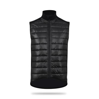 China OEM Breathable Mens Soft Shelled Comfort Warming Waistcoat Sleeveless Custom Cycling Outdoor Vest For Winter for sale