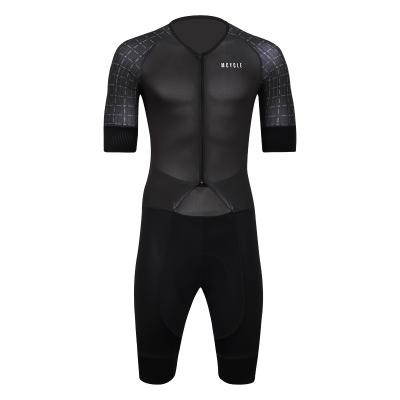 China Breathable Trisuit Breathable Quick Dry Triathlon Sleeve Shorts Elite Men's Skin Cycling Suit for sale