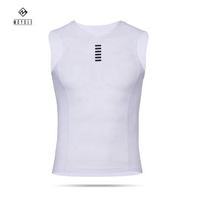 China Mcycle New Pro Mesh Antibacterial Cycle Underwear Sleeveless Base Layer For Men With Reflective Logo for sale