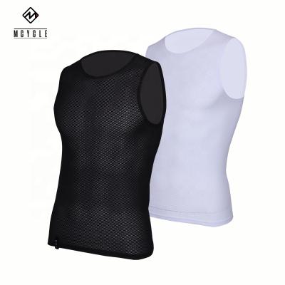 China Mountain Mesh Cycling Cycling Base Layer Men's Cycling Quick Dry Breathable Tights Lightweight Sleeveless Cool Jacket Inside for sale