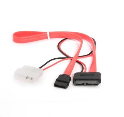 China SATA Connect Serial Hard Drive and Motherboard SATA 7 Pin and SLIM 6 Pin SATA Hard Drive Data Extension Cable for Motherboard and Hard Drive for sale