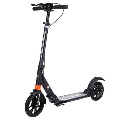 China Child Adult Aluminum Folding Kid's Two-Wheel Scooter, Disc Brake, Spring Shock Absorption for sale