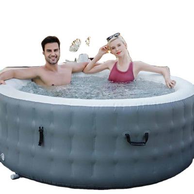 China Hot Selling PVC Reinforced 3 Person Spa Rising Inflatable Outdoor Pool for sale