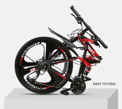 China Factory Price Popular Steel Mountain Bike 24/26 Inch Speed ​​Bicicleta Disc Brake Shock Absorption Bicycle for sale