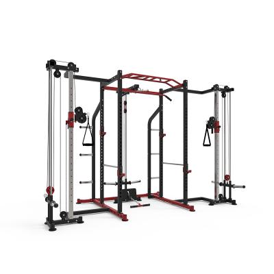 China Modern Wholesaler Equipment Smith Gym Power Rack Strength Equipment Wall Mountede Pulley Station for sale