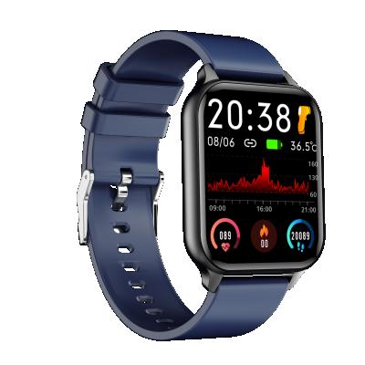 China Q26 Touch Screen Body Temperature Smartwatch Heart Rate Blood Oxygen Wristband Smart Sleep Step Monitoring Smart Wristband for sale