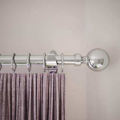 China Easy To Fit Rothley Modern Luxury Elegant Adjustable Curtain Rod Ball Shape Curtain Rod Finial For Curtain Rods Sets for sale