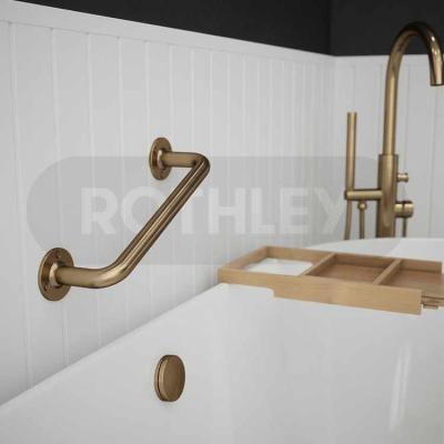 China EUROPEAN Rothley Bathroom Handle Anti-slip Support Helping Grab Bar For Elderly Safety Handrail Bath Shower Grab Bar for sale